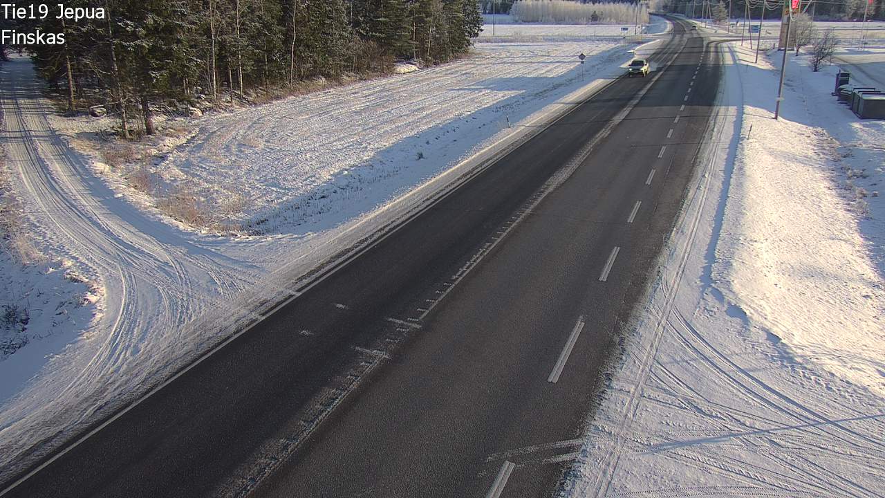 Weather Camera Image Road 19 Jepua, Uusikaarlepyy, Pohjanmaa