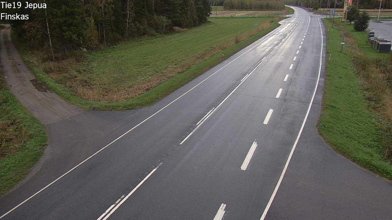 Weather Camera Image Road 19 Jepua, Uusikaarlepyy, Pohjanmaa