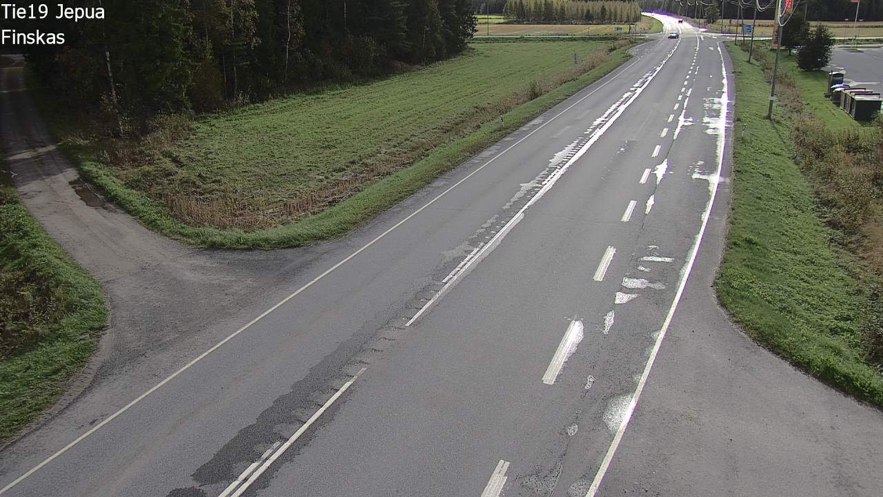 Weather Camera Image Road 19 Jepua, Uusikaarlepyy, Pohjanmaa