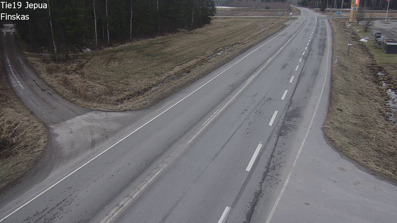 Weather Camera Image Road 19 Jepua, Uusikaarlepyy, Pohjanmaa