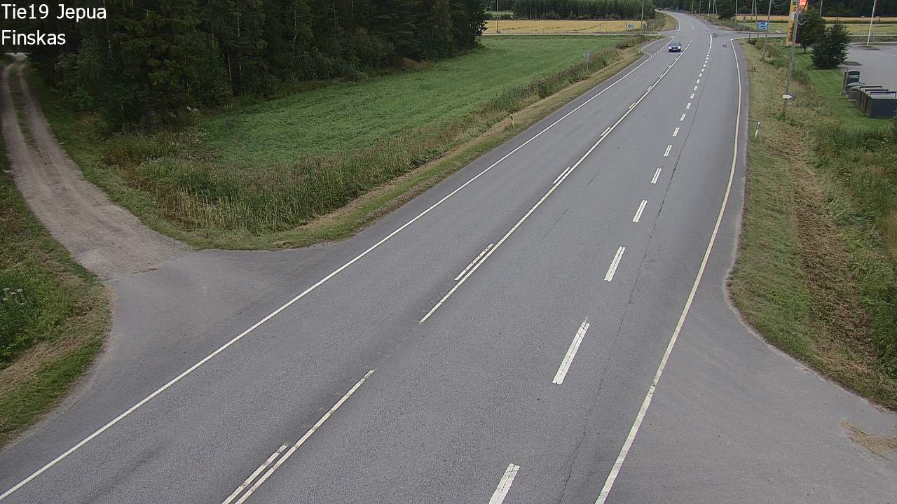 Weather Camera Image Väg 19 Jeppo, Uusikaarlepyy, Pohjanmaa