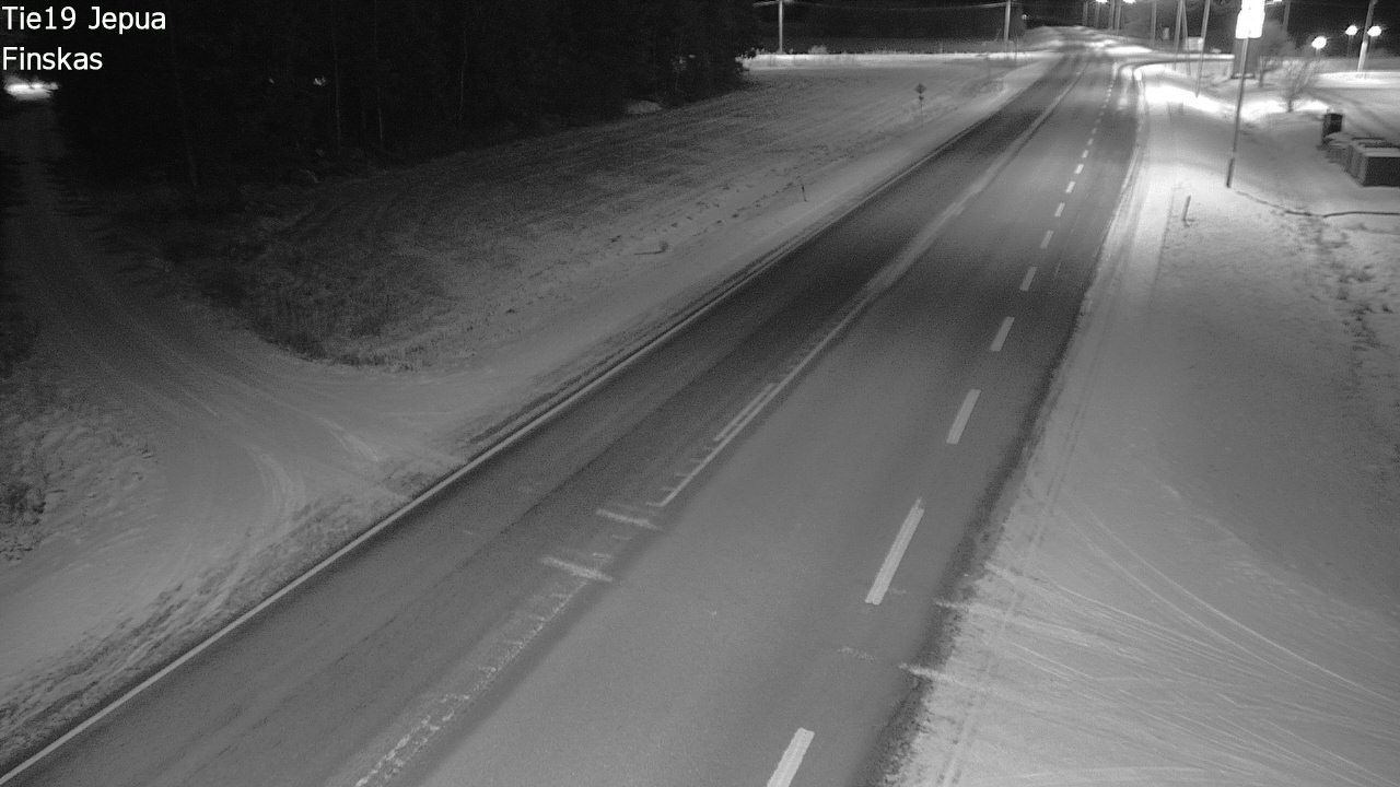 Weather Camera Image Väg 19 Jeppo, Uusikaarlepyy, Pohjanmaa