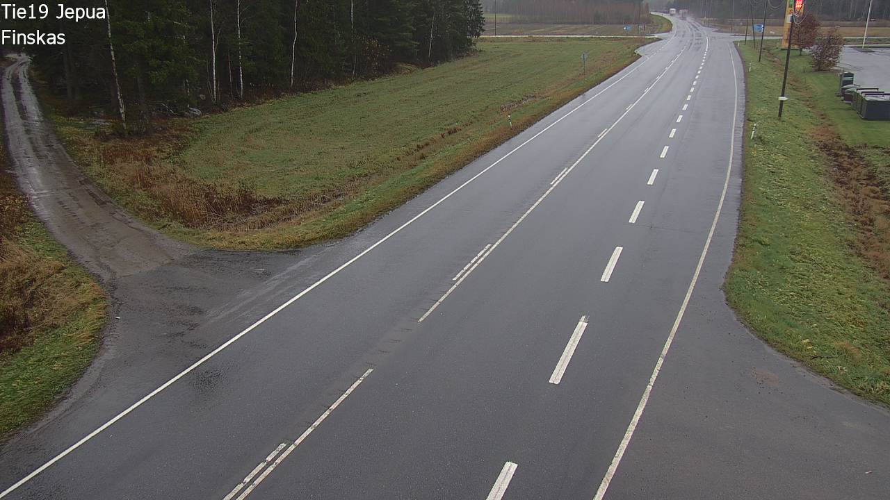 Weather Camera Image Road 19 Jepua, Uusikaarlepyy, Pohjanmaa