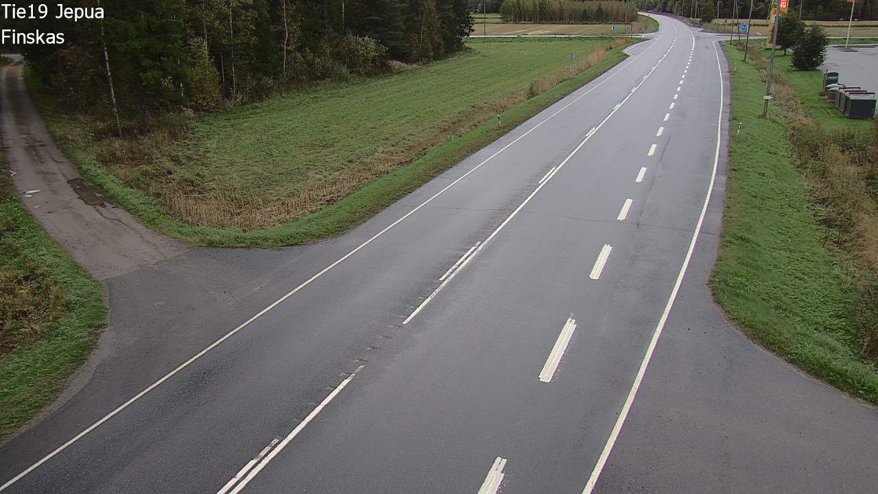 Weather Camera Image Road 19 Jepua, Uusikaarlepyy, Pohjanmaa