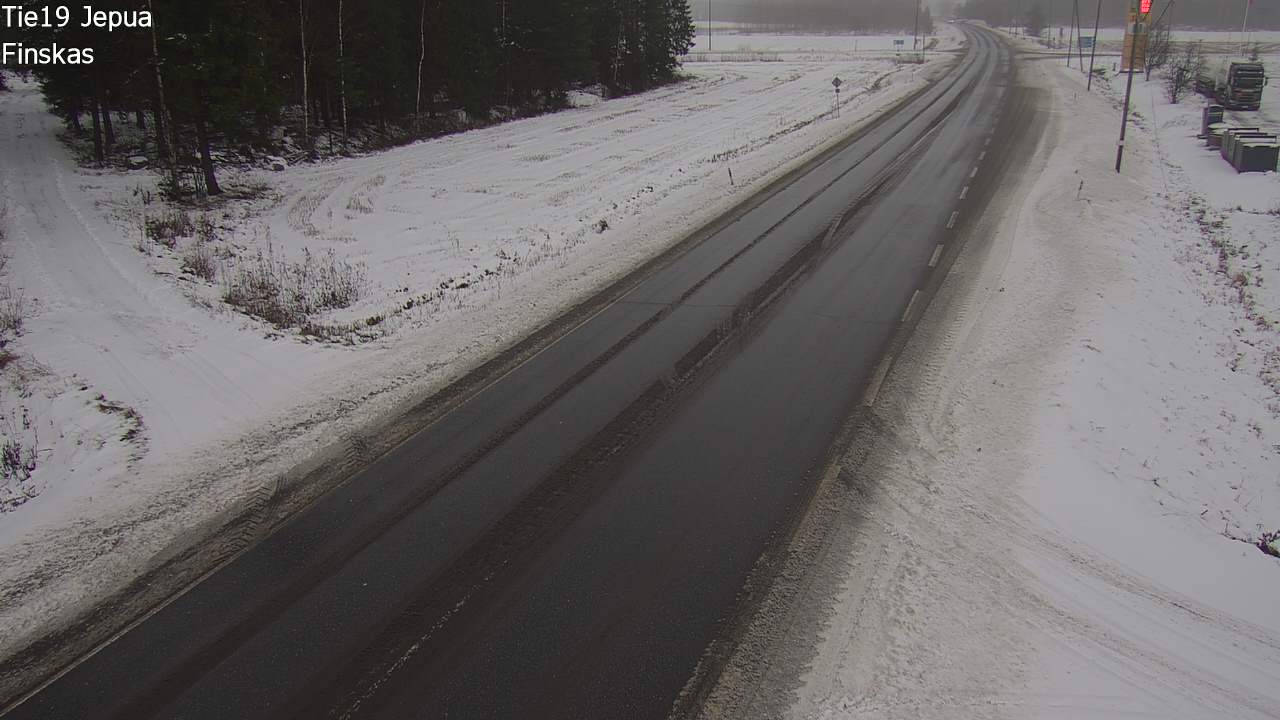 Weather Camera Image Väg 19 Jeppo, Uusikaarlepyy, Pohjanmaa
