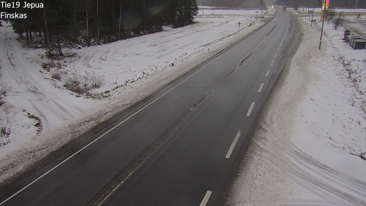 Weather Camera Image Väg 19 Jeppo, Uusikaarlepyy, Pohjanmaa