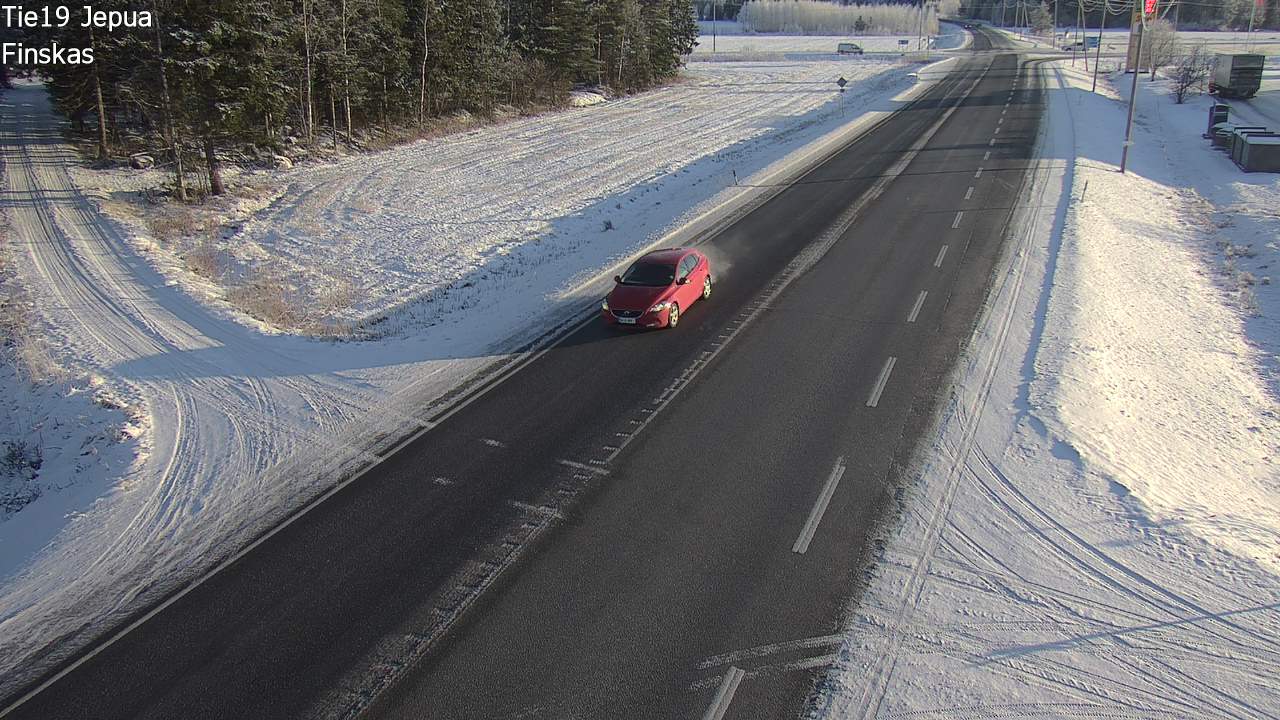 Weather Camera Image Road 19 Jepua, Uusikaarlepyy, Pohjanmaa