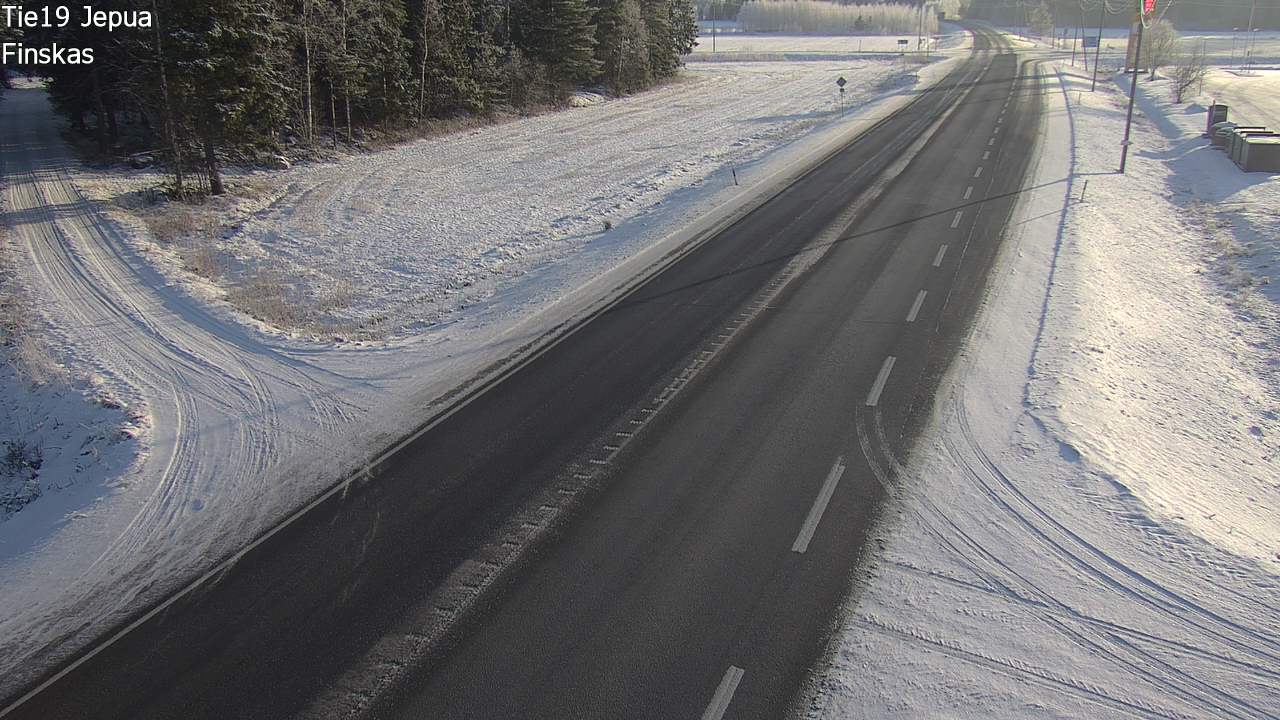 Weather Camera Image Road 19 Jepua, Uusikaarlepyy, Pohjanmaa