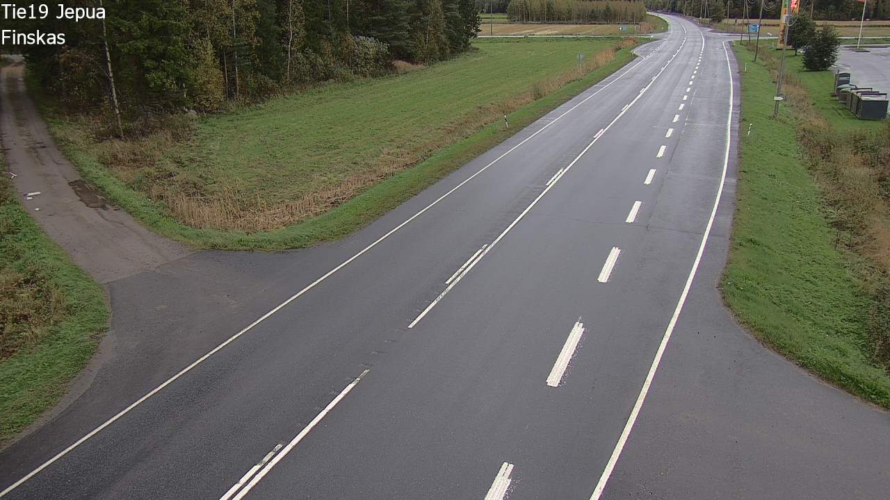 Weather Camera Image Road 19 Jepua, Uusikaarlepyy, Pohjanmaa