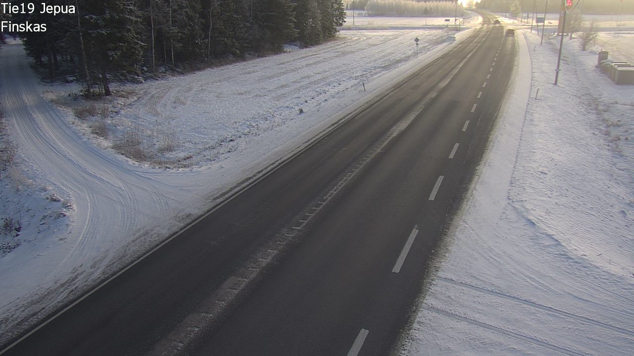 Weather Camera Image Road 19 Jepua, Uusikaarlepyy, Pohjanmaa