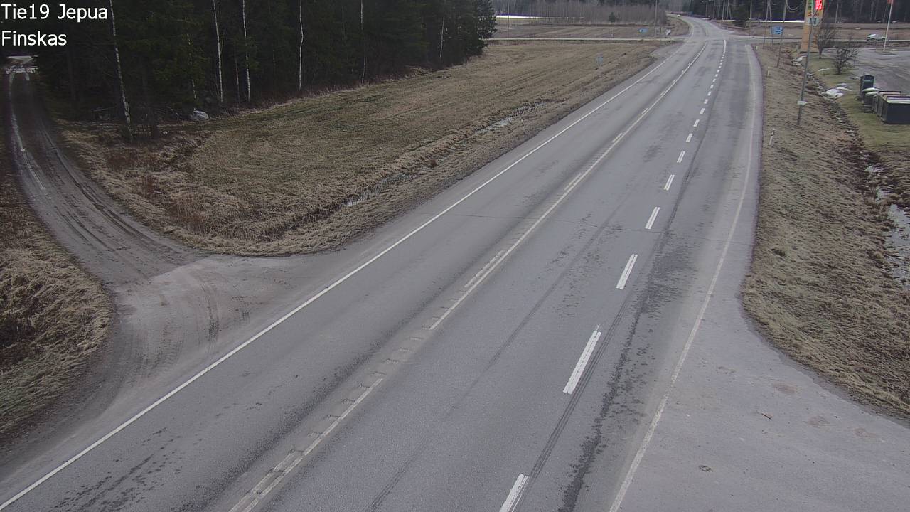 Weather Camera Image Road 19 Jepua, Uusikaarlepyy, Pohjanmaa