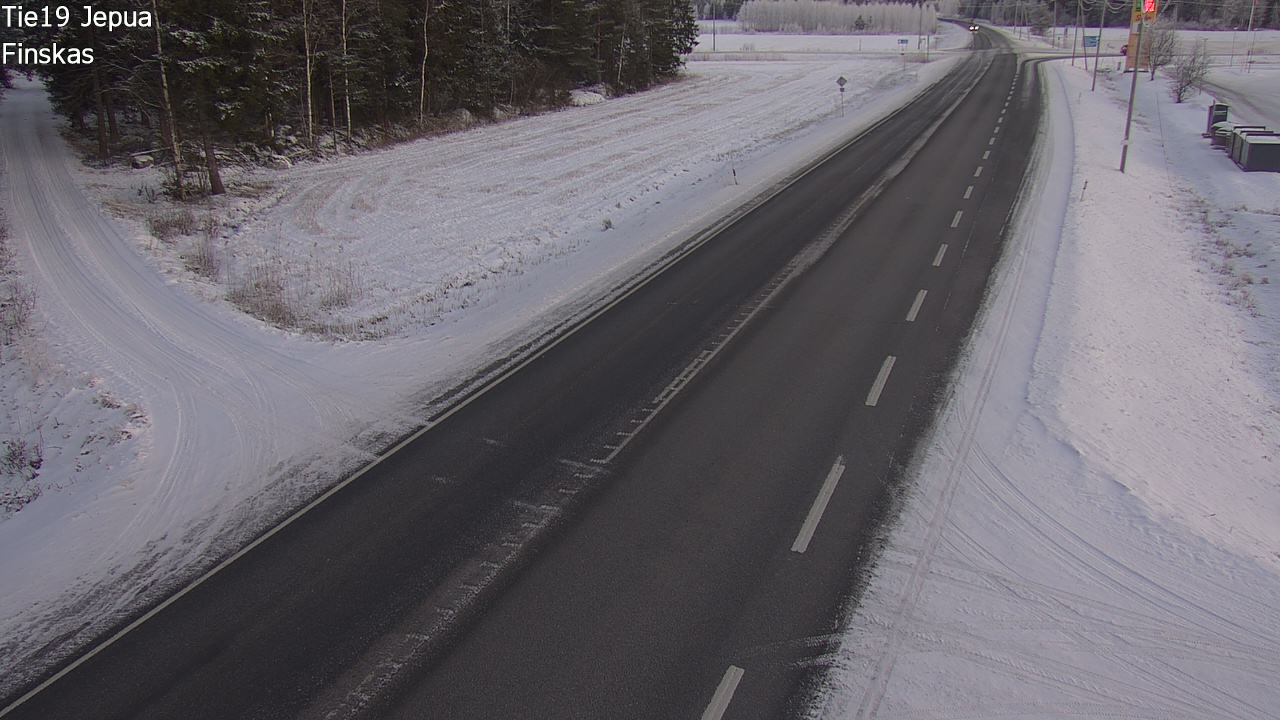 Weather Camera Image Väg 19 Jeppo, Uusikaarlepyy, Pohjanmaa
