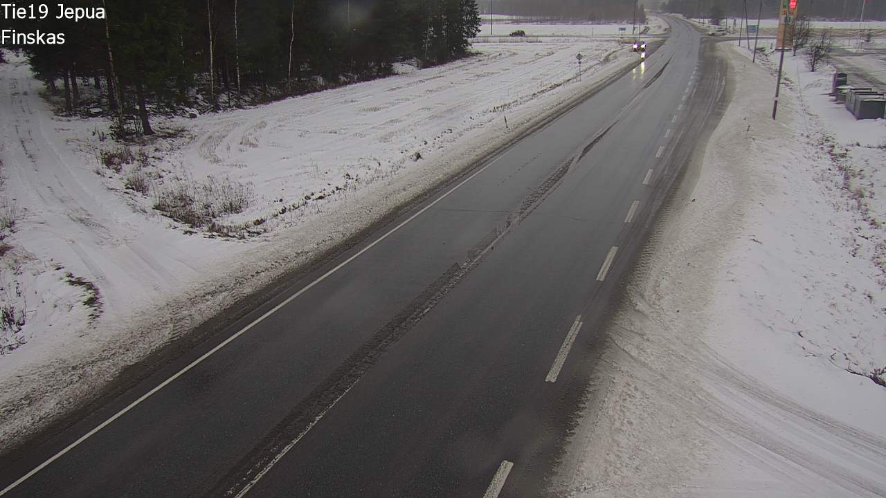 Weather Camera Image Väg 19 Jeppo, Uusikaarlepyy, Pohjanmaa