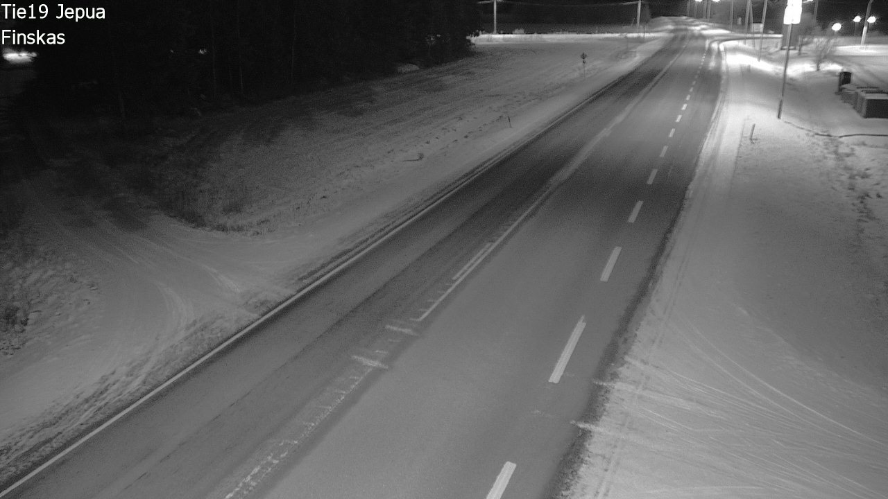 Weather Camera Image Väg 19 Jeppo, Uusikaarlepyy, Pohjanmaa