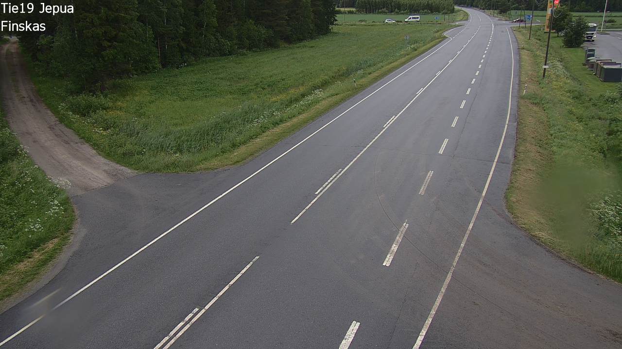 Weather Camera Image Road 19 Jepua, Uusikaarlepyy, Pohjanmaa