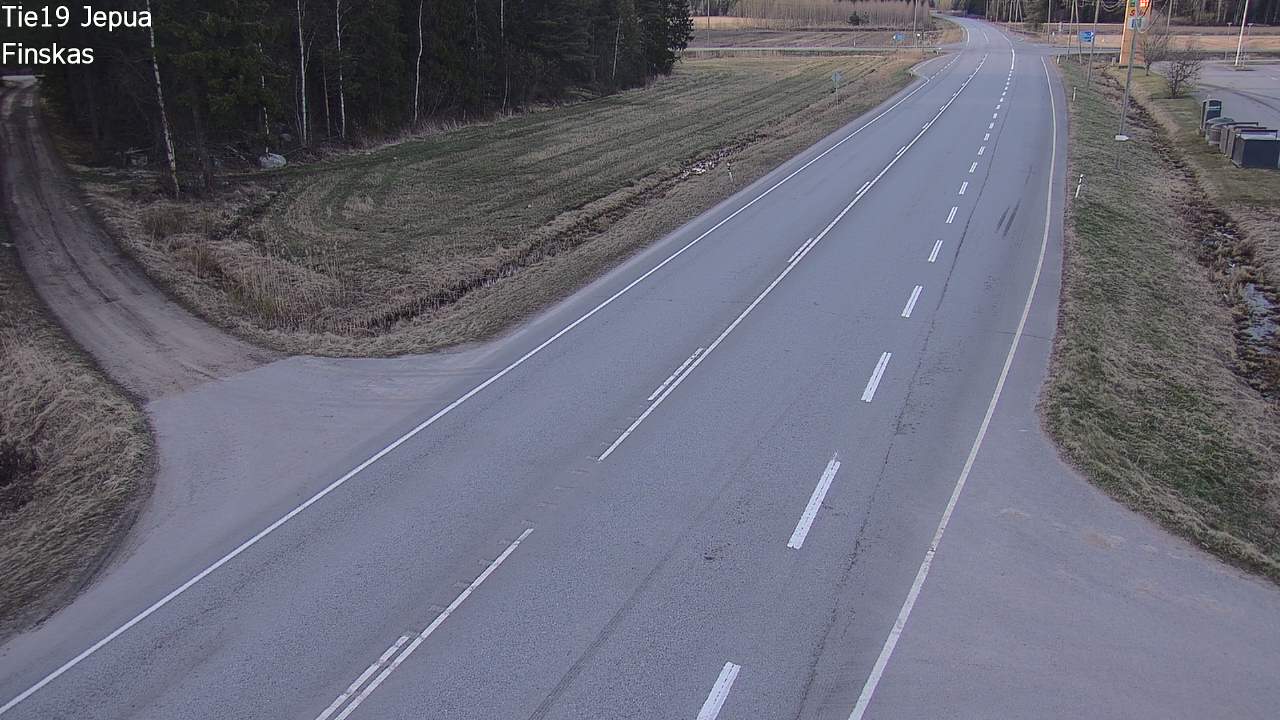 Weather Camera Image Road 19 Jepua, Uusikaarlepyy, Pohjanmaa