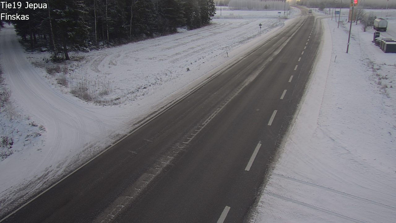 Weather Camera Image Road 19 Jepua, Uusikaarlepyy, Pohjanmaa