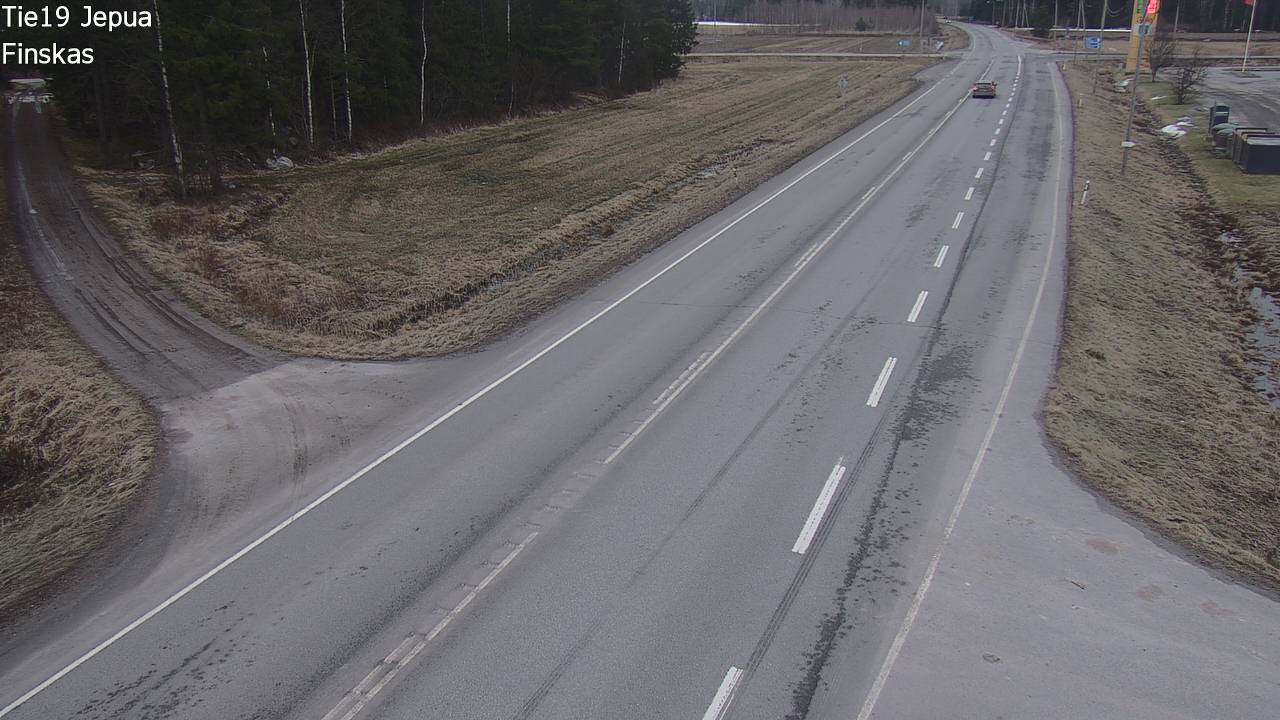 Weather Camera Image Road 19 Jepua, Uusikaarlepyy, Pohjanmaa