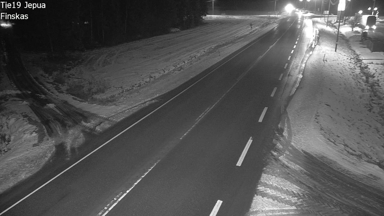 Weather Camera Image Väg 19 Jeppo, Uusikaarlepyy, Pohjanmaa