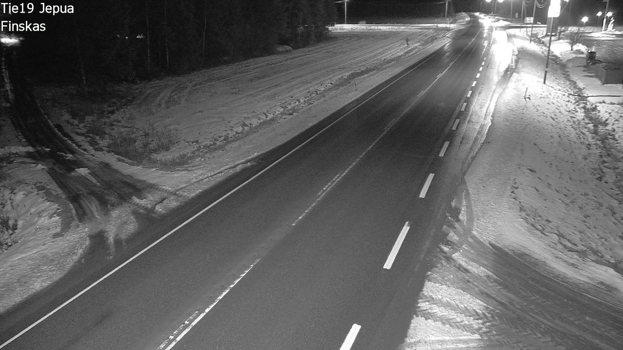 Weather Camera Image Väg 19 Jeppo, Uusikaarlepyy, Pohjanmaa