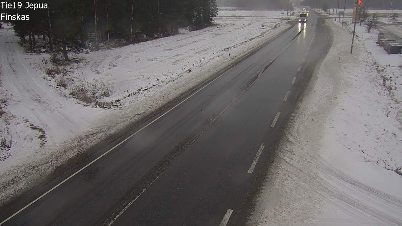 Weather Camera Image Väg 19 Jeppo, Uusikaarlepyy, Pohjanmaa