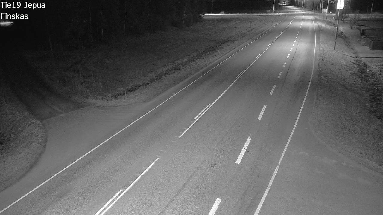 Weather Camera Image Väg 19 Jeppo, Uusikaarlepyy, Pohjanmaa