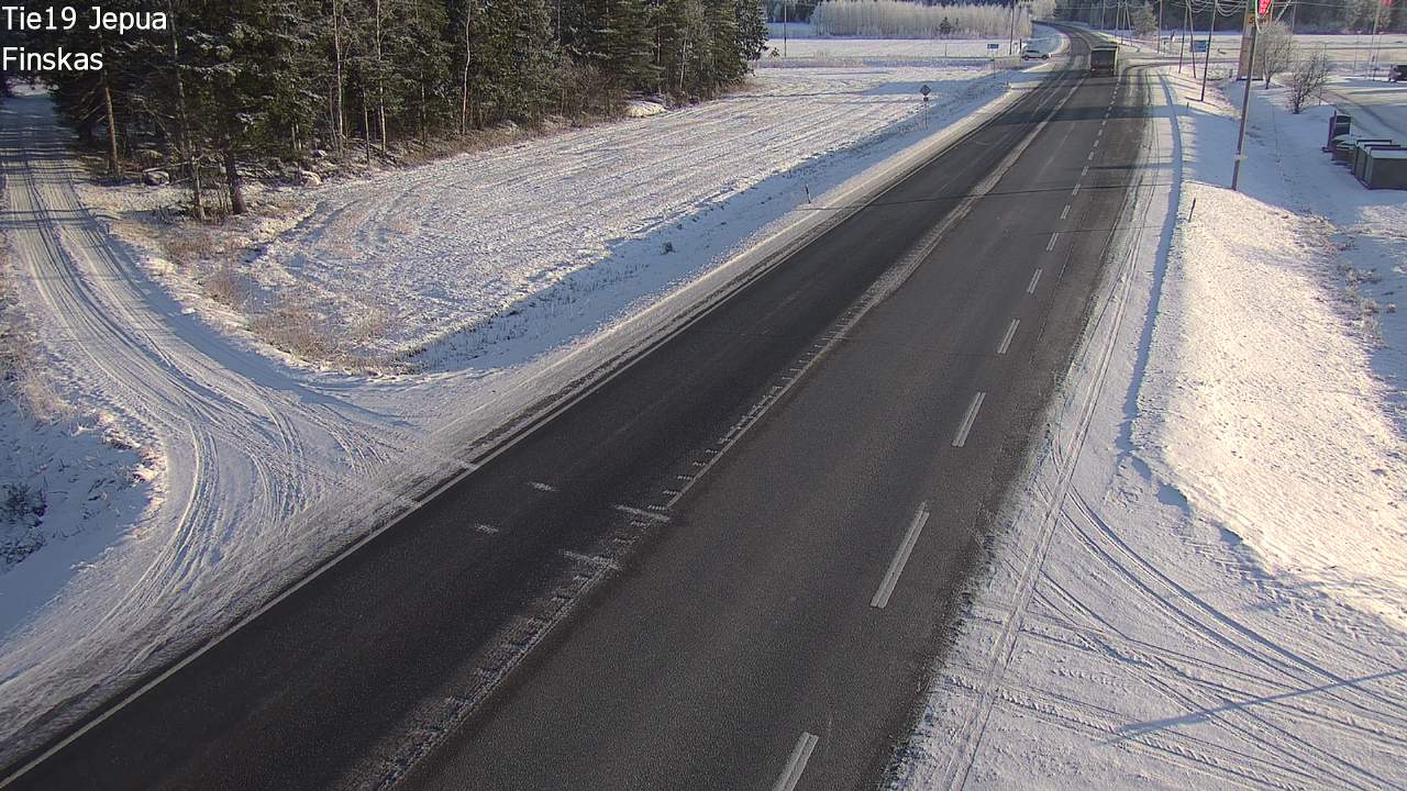 Weather Camera Image Road 19 Jepua, Uusikaarlepyy, Pohjanmaa