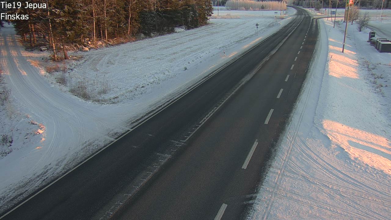 Weather Camera Image Väg 19 Jeppo, Uusikaarlepyy, Pohjanmaa