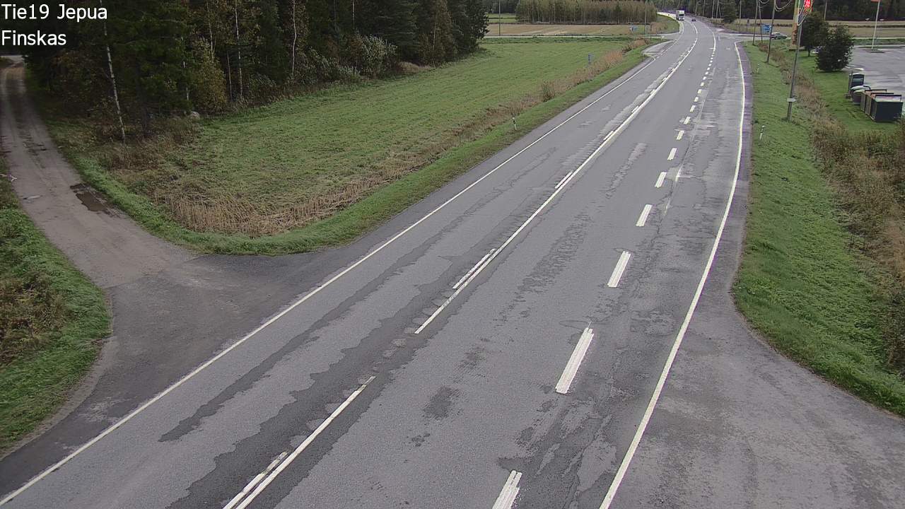 Weather Camera Image Road 19 Jepua, Uusikaarlepyy, Pohjanmaa