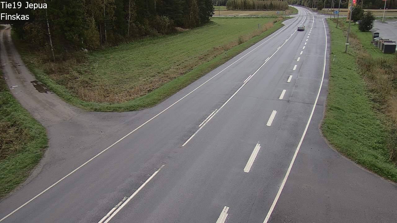 Weather Camera Image Road 19 Jepua, Uusikaarlepyy, Pohjanmaa