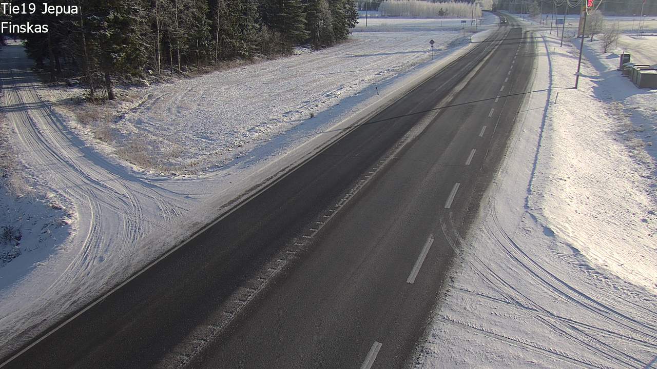 Weather Camera Image Road 19 Jepua, Uusikaarlepyy, Pohjanmaa