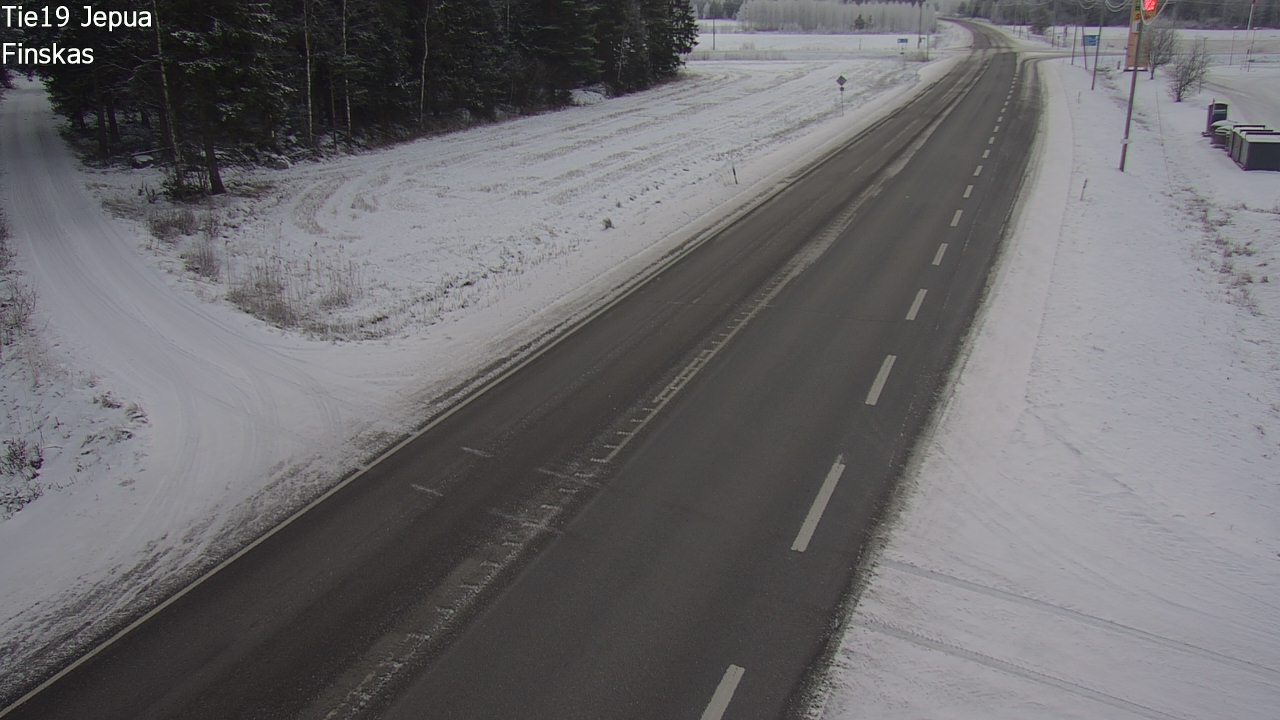 Weather Camera Image Road 19 Jepua, Uusikaarlepyy, Pohjanmaa