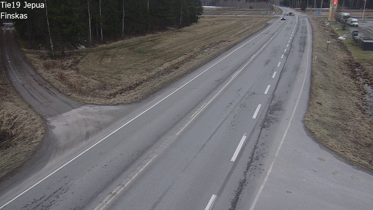 Weather Camera Image Road 19 Jepua, Uusikaarlepyy, Pohjanmaa