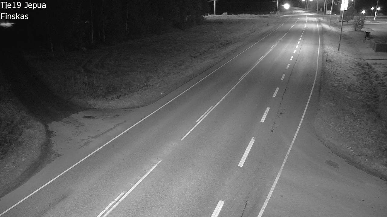 Weather Camera Image Väg 19 Jeppo, Uusikaarlepyy, Pohjanmaa