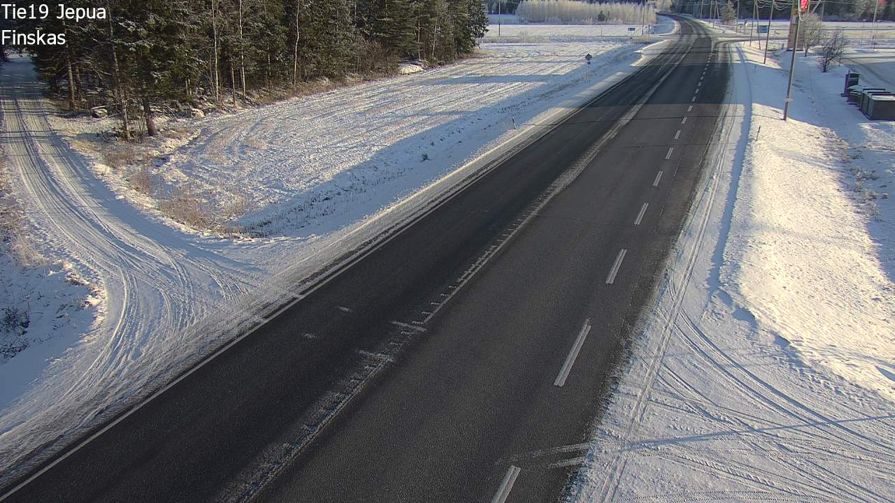 Weather Camera Image Road 19 Jepua, Uusikaarlepyy, Pohjanmaa
