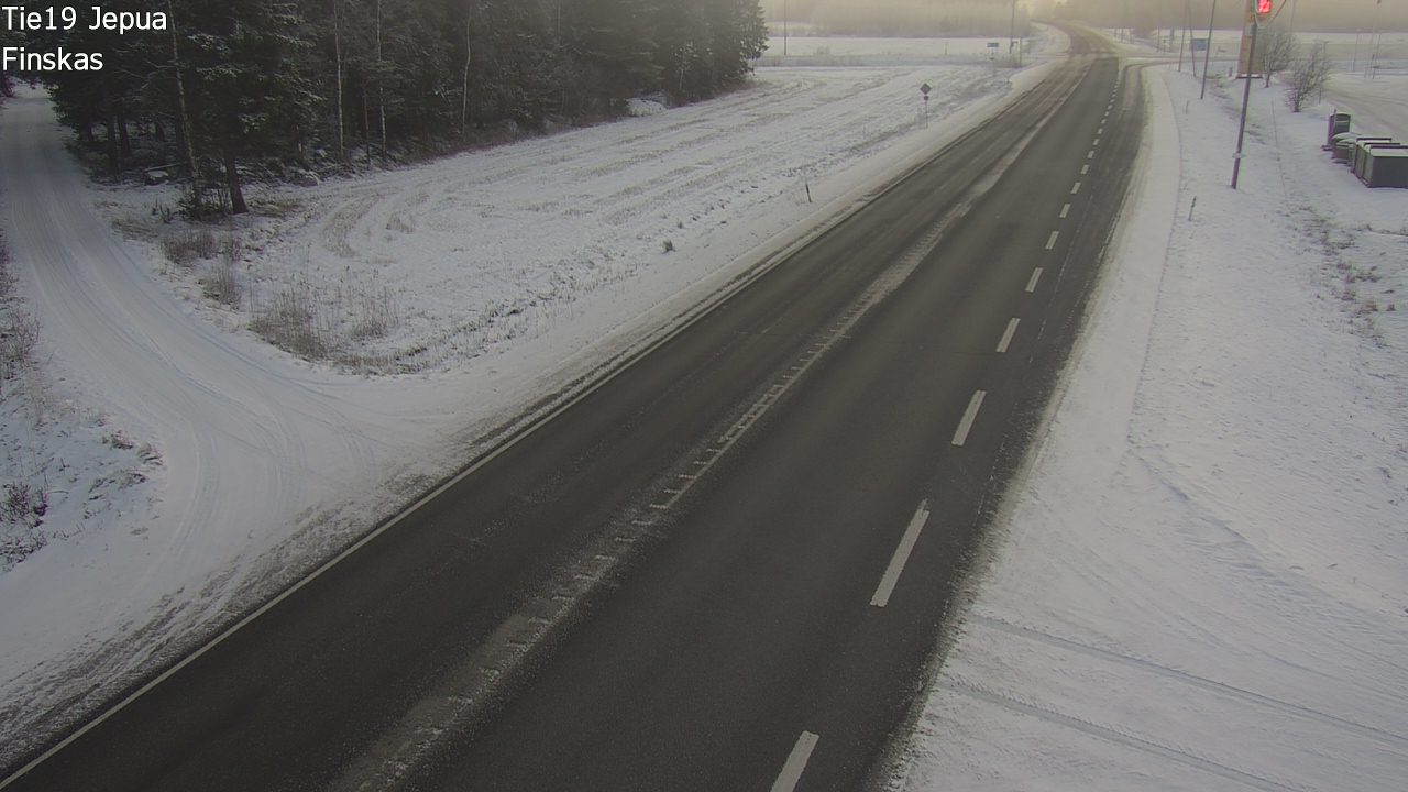 Weather Camera Image Road 19 Jepua, Uusikaarlepyy, Pohjanmaa