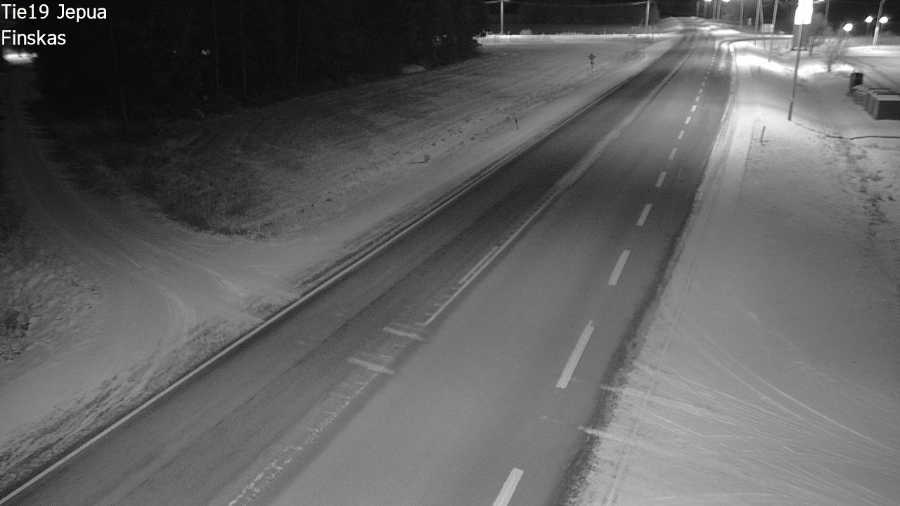 Weather Camera Image Väg 19 Jeppo, Uusikaarlepyy, Pohjanmaa