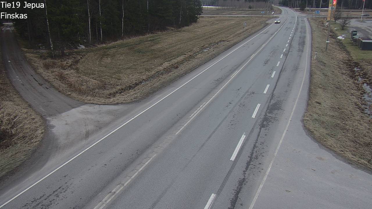 Weather Camera Image Väg 19 Jeppo, Uusikaarlepyy, Pohjanmaa