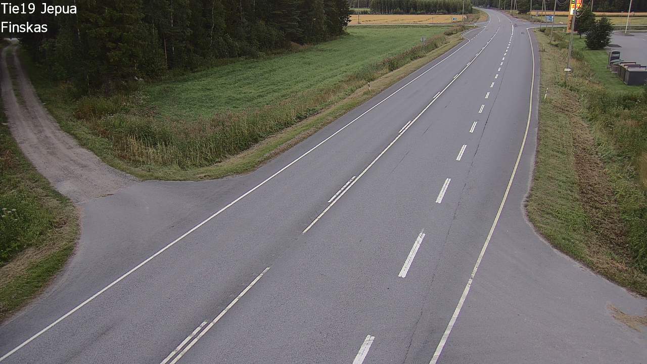 Weather Camera Image Road 19 Jepua, Uusikaarlepyy, Pohjanmaa