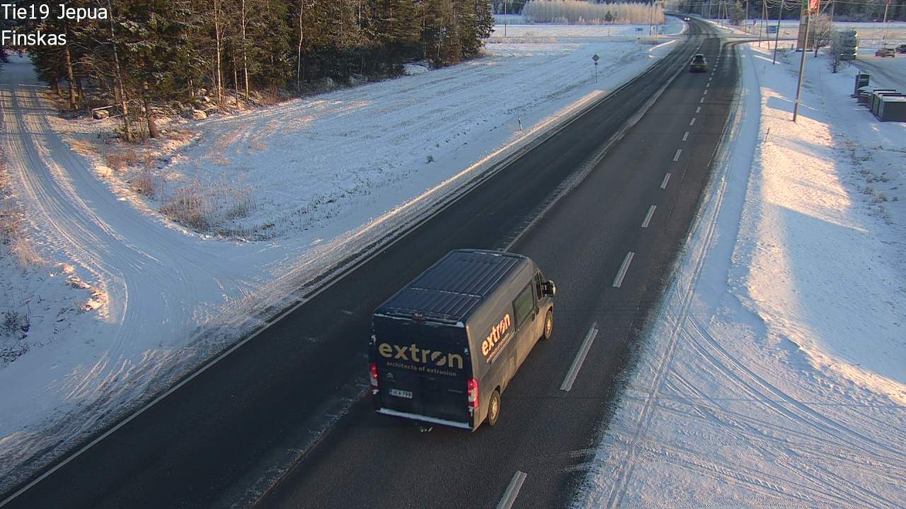 Weather Camera Image Väg 19 Jeppo, Uusikaarlepyy, Pohjanmaa