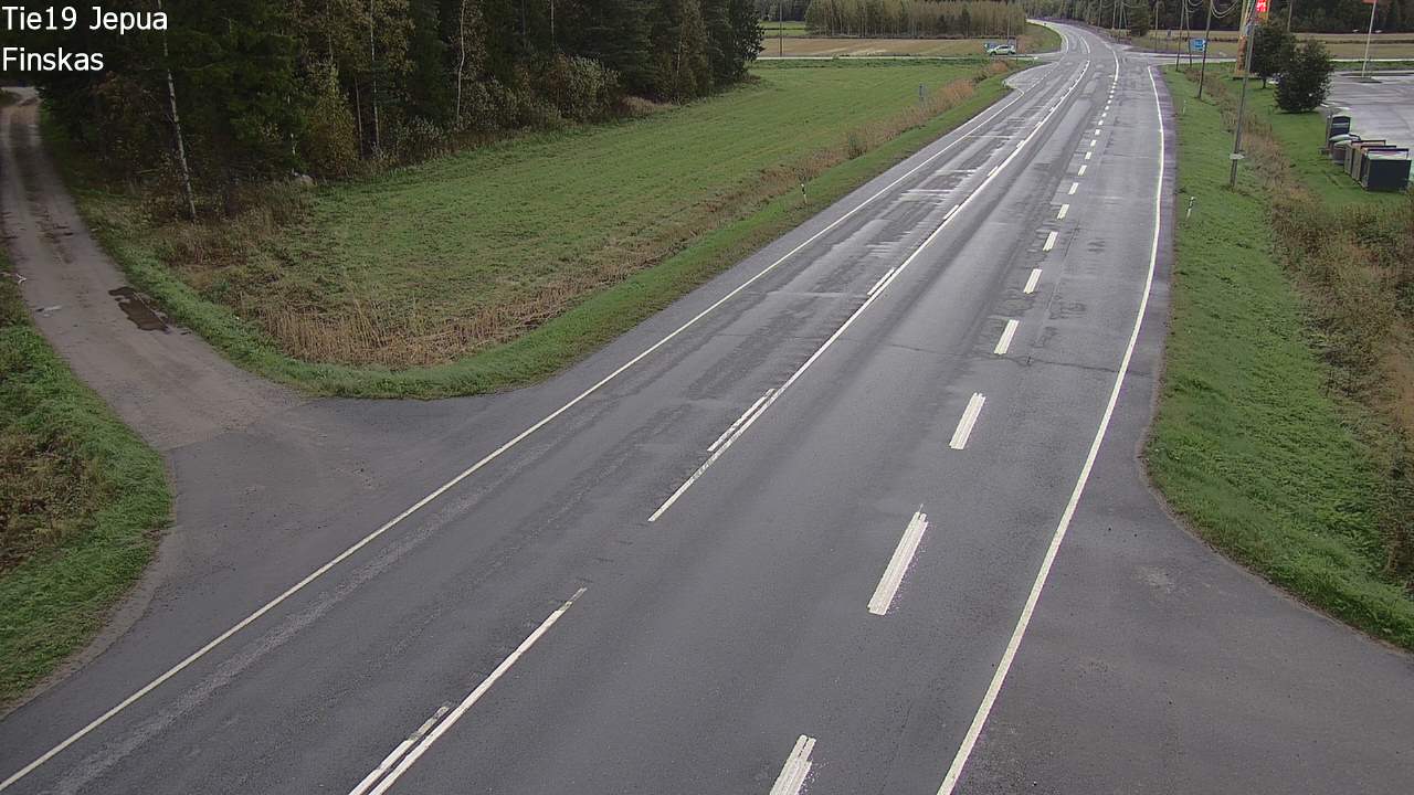 Weather Camera Image Road 19 Jepua, Uusikaarlepyy, Pohjanmaa