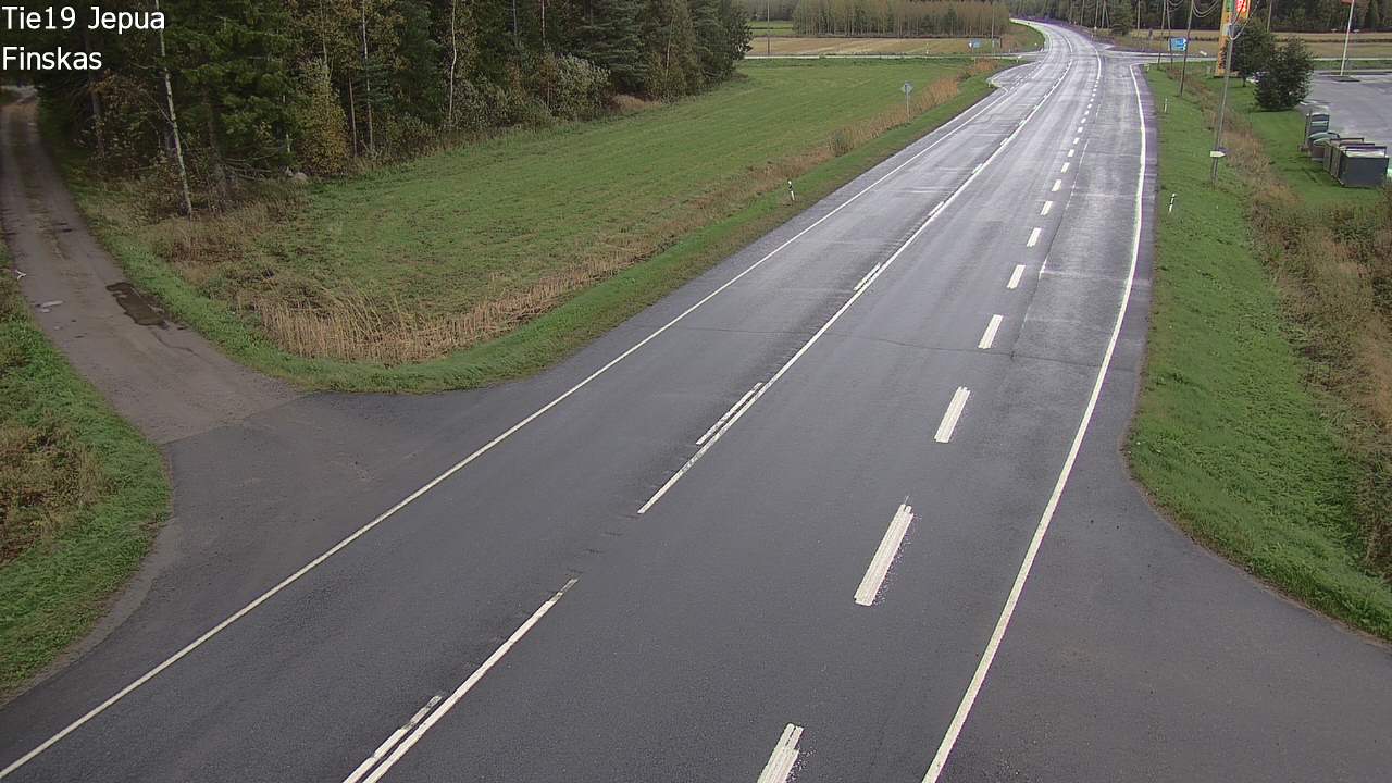 Weather Camera Image Road 19 Jepua, Uusikaarlepyy, Pohjanmaa