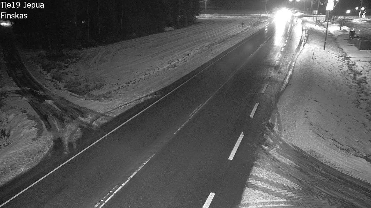 Weather Camera Image Väg 19 Jeppo, Uusikaarlepyy, Pohjanmaa