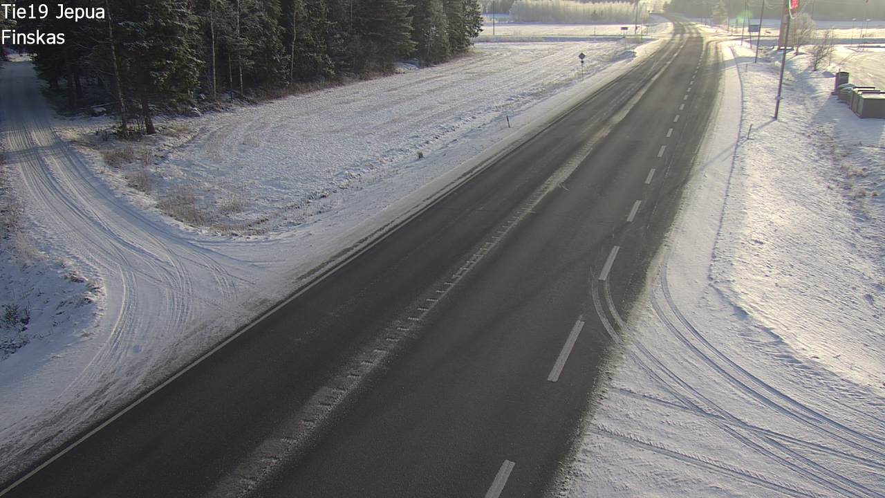 Weather Camera Image Road 19 Jepua, Uusikaarlepyy, Pohjanmaa
