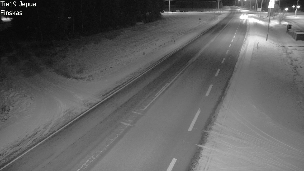 Weather Camera Image Väg 19 Jeppo, Uusikaarlepyy, Pohjanmaa