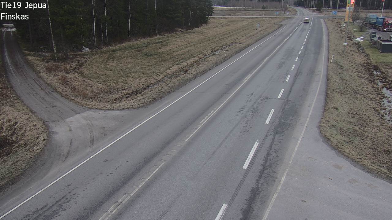 Weather Camera Image Road 19 Jepua, Uusikaarlepyy, Pohjanmaa