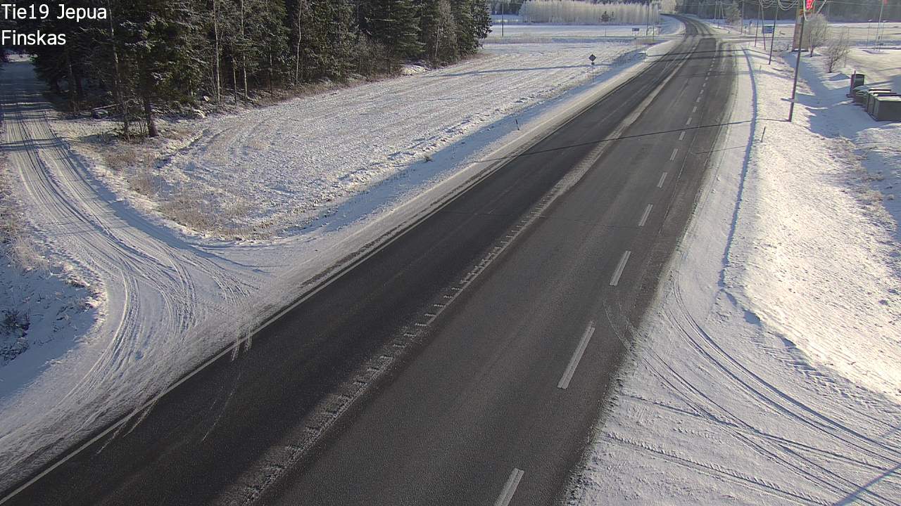 Weather Camera Image Road 19 Jepua, Uusikaarlepyy, Pohjanmaa