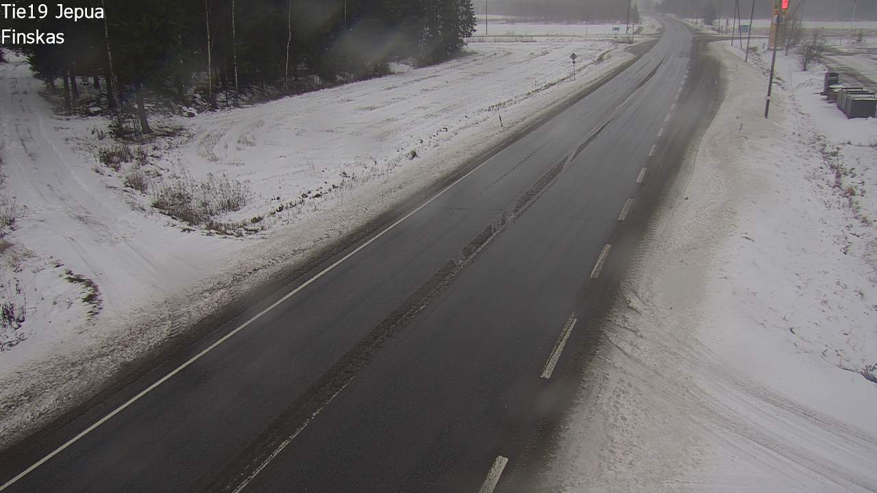 Weather Camera Image Väg 19 Jeppo, Uusikaarlepyy, Pohjanmaa