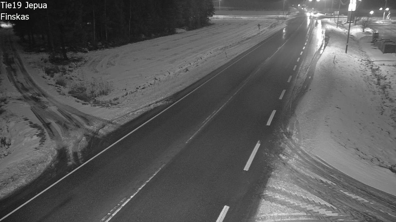 Weather Camera Image Väg 19 Jeppo, Uusikaarlepyy, Pohjanmaa