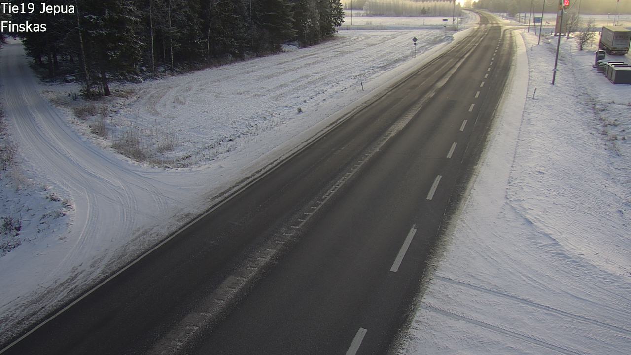 Weather Camera Image Road 19 Jepua, Uusikaarlepyy, Pohjanmaa